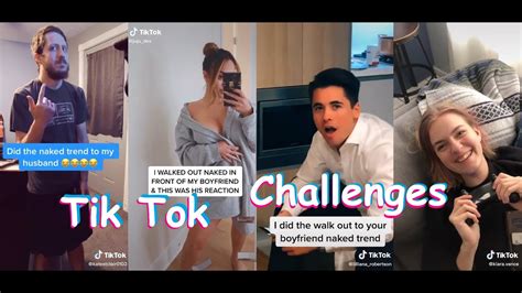 nudes of tiktok|The Naked Challenge on TikTok is hilariously catching  .